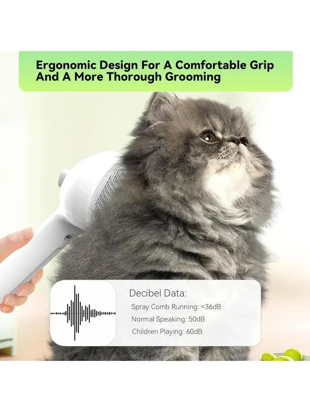 Pet Spray Hair Brushing Comb